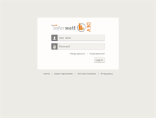 Tablet Screenshot of demo.interwatt.net